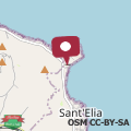 Map Villa del Faro, Capo Zafferano