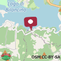 Mappa Villa del lago