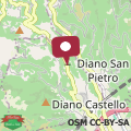 Map VILLA DIANO CASTELLO