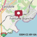 Mapa Villa Donata Fontane Bianche