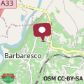 Mapa Villa Edy Barbaresco con piscina per gruppi e famiglie