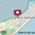 Map Villa Egles Apartments Lignano Sabbiadoro Beach