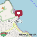 Map Villa Emilia Mondello Appartamento Vita Alba con vista sul mare