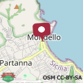 Map Villa Eugenia - Mondello Beach
