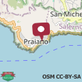 Mapa Villa Gaetano Praiano