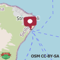 Mappa Villa Ginestra sulla spiaggia di Stromboli