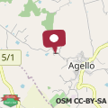 Map Villa in Agello