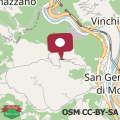Mappa Villa in Lucca to sleep 5 guests