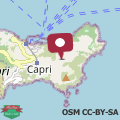Mappa Villa La Firulina, Capri