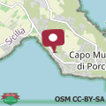 Map Villa Plemmiria with Private Access to the Sea by Wonderful Italy