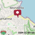 Mappa Villa Leonardo a Mondello Luxury