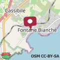 Map Villa Mandaré - Fontane Bianche
