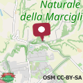 Mapa Villa Marcigliana