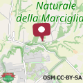 Map villa Marcigliana