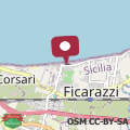 Map Villa Mare Ficarazzi