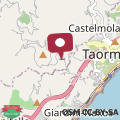 Map Private modern villa in Taormina