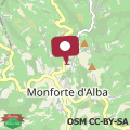 Map Villa Monforte Barolo with private pool - LANGHE GATEWAY