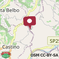 Map Villa Natura Piemonte with pool