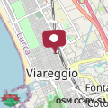 Map Villa near Beach in Viareggio