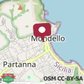 Map Villa Oasi Bonita a Mondello