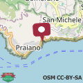 Map Villa overlooking the sea