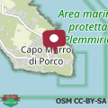 Map Villa Palma Nana al Plemmirio