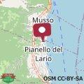 Mappa Villa PERLA ROSSA a due passi dal lago