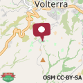 Map Villa Peruccio Gioiello in Volterra