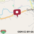 Mappa Villa Petra e Survas in La Caletta Countryside