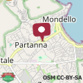 Map Villa Pola Liberty house Mondello