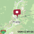 Map Villa Prada Beauty through pastures and Lake Garda