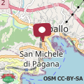 Map Villa Riviera Rapallo - 5 Min walking from beach