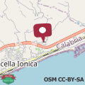 Map Villa Roccella Ionica, Sea View, a c