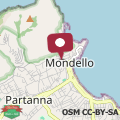 Mapa Villa Rosa Mondello