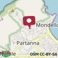 Map Villa Rosemada, Mondello