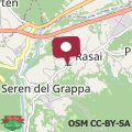 Mappa Villa Serena B&B Seren del Grappa