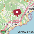 Map Villa Sogno Celle Varazze