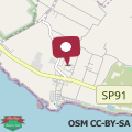 Map Villa Sole Maldive del Salento