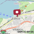 Map Villa Tarca - Colico, Lake Como