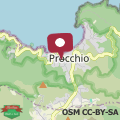 Mapa Villa Viola Rooms, a 200mt dalla spiaggia di Procchio