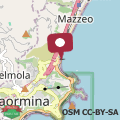 Mapa Villa Vittoria-casa sullo scoglio Taormina