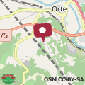 Map Villa with Garden near Rome for Groups & Families