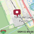 Mapa Villetta Alfredo a Torre del Lago