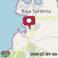 Map Villetta Amelie a Baja Sardinia