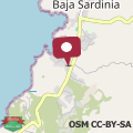 Map Villetta Baja Sardinia