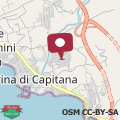 Mapa Villetta Capitana Vista Mare