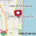 Mapa Villetta Elena, Ac, Wifi, Lido Degli Scacchi