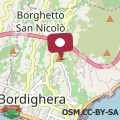 Mappa Villetta in Bordighera