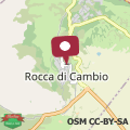 Mapa Villetta Le Rocche - Rocca di Cambio