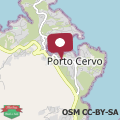 Mapa Villetta Privata a Porto Cervo